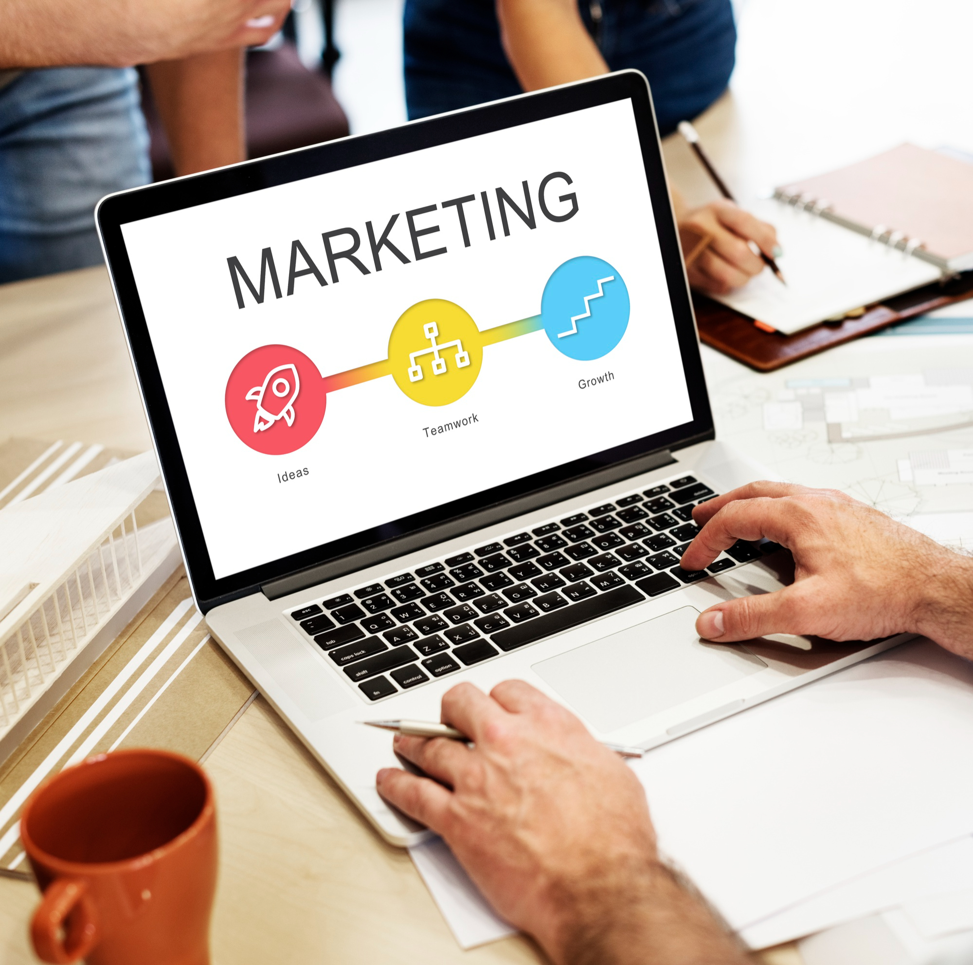Business development strategy results concept